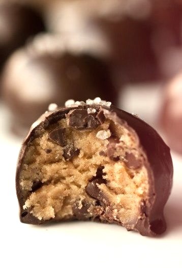 Salted Brown Butter Chocolate Chip Cookie Dough Bites